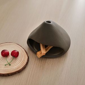Quemador de Incienso de Cerámica Hecho a Mano, Bandeja para Palo Santo, Plato para Quemar Madera Sagrada <span class=keywords><strong>Peruana</strong></span>, Soporte para Palo Santo - Product Image 4