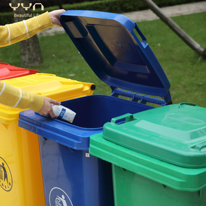 YYN Carro de <span class=keywords><strong>Basura</strong></span> con <span class=keywords><strong>Ruedas</strong></span> de Gran Capacidad (<span class=keywords><strong>120</strong></span> <span class=keywords><strong>Litros</strong></span>), de Alta Calidad, 2 <span class=keywords><strong>Ruedas</strong></span>, Contenedor de <span class=keywords><strong>Basura</strong></span> de Plástico Duradero, Servicio OEM/ODM, Precio Económico - Product Image 2