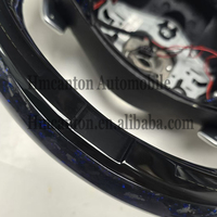 Nouveau produit phare : Volant en fibre de carbone forgée, cuir perforé et LED pour BMW Série 3 E90 E92 E93