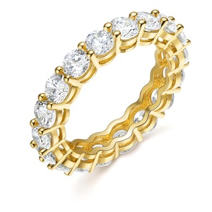 Bagues <span class=keywords><strong>Mylove</strong></span> classiques plaquées or rose avec pierres précieuses et zircon cubique tridimensionnel pour femmes - Certifiées pour mariage et fiançailles - Product Image 4