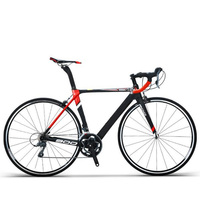 Vélo de route super léger entièrement en fibre de carbone vélo de course 700C en stock vélo de route en carbone 21 vitesses complet