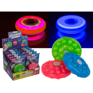 Ufo Popper Spinner, avec LED (incl. Batteries) - Product Image 1