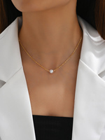 Chaîne de corps tendance unisexe en plaqué or avec perles style punk pour femme, idéale pour les fêtes