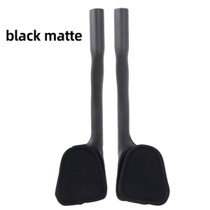 Guidon de vélo de montagne en fibre de <span class=keywords><strong>carbone</strong></span> légère avec poignées confortables et embouts pour une tenue relaxante - Product Image 3