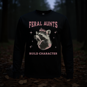 Camiseta de manga larga Feral Aunts Build Character Possum - Product Image 3