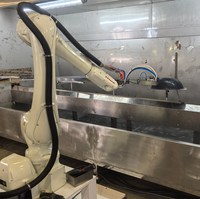 Cabine de pulvérisation automatique pour bouteille cylindre Armoire à rideau d'eau pour revêtement par pulvérisation