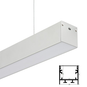 Barra de luz <span class=keywords><strong>LED</strong></span> para techo, <span class=keywords><strong>tira</strong></span> de yeso, canal de difusión, extrusión empotrada, perfil de aluminio <span class=keywords><strong>LED</strong></span> - Product Image 5