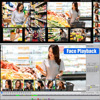 Système de Surveillance HiEasy 4CH AI 4K 8MP PoE avec Détection de Traversée de Ligne et Comptage de Flux de Personnes