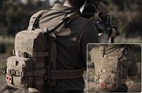 Sac à dos tactique imperméable Spoir pour hommes, sac à dos de randonnée en plein air avec plusieurs compartiments et camouflage numérique