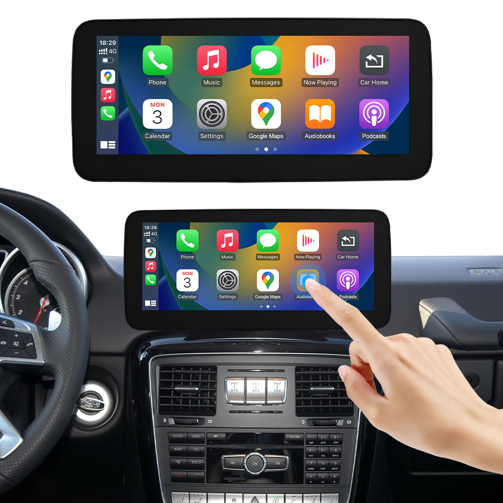Road Top Wireless Apple Carplay Android Auto Screen for MB G Class