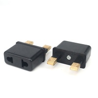 Adaptateur de prise multifonctionnel US vers UK Adaptateur de prise EU vers prise UK Convertisseur de prise 2 broches US vers UK Adaptateur de voyage