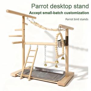 Domestic <strong>Parrots</strong> Bird <strong>Toys</strong> Cage Interior Decoration Sleeping Nests Platform Stand Assembly Xuanfeng <strong>Parrot</strong> Bird Supplies - Product Image 2