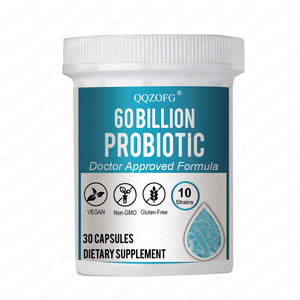 LDJ OEM personnalisé 60 milliards de capsules probiotiques 30 pilules 10 souches prébiotiques soutien de <span class=keywords><strong>la</strong></span> santé intestinale pour adultes renforcement immunitaire - Product Image 1