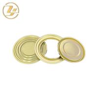 Couvercles et fonds de boîtes rondes en fer blanc, bouchons métalliques écologiques anti-fuite à ouverture facile pour boîtes rondes, plusieurs tailles disponibles