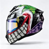 Casque de moto intégral OEM DOT ECE 22.06 BIG Smil, style comic, graphique, sécurité, course, pour les vendeurs en ligne Amazon EBay