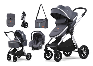 Kinderwagen Luxury Baby Stroller Pram 3 in 1 With Car Seat Poussette 3 En 1 <strong>Foldable</strong> Baby Carriage <strong>Buggy</strong> 3 in 1 - Product Image 4