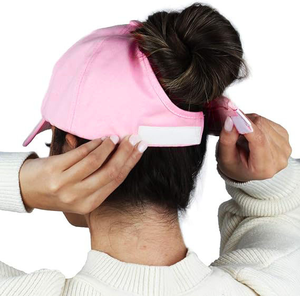 Mũ bóng chày có lớp lót satin thoáng khí, đã qua xử lý giặt mềm, có khóa dán, lớp lót satin chống thấm nước, có lỗ buộc tóc đuôi ngựa - Product Image 6