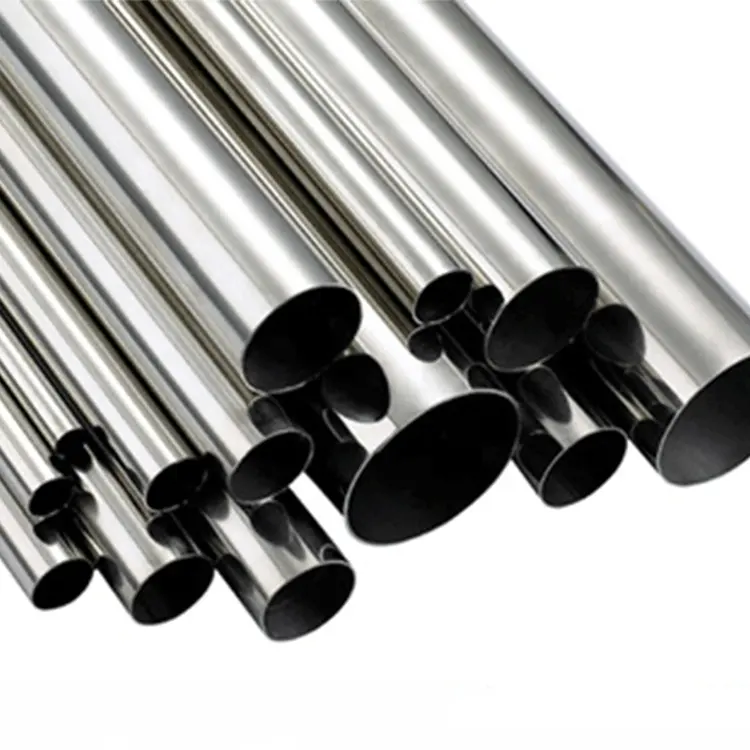 Трубопроводная труба высокопрочная нержавеющая сталь металлическая легированная сталь сварная бесшовная круглая труба