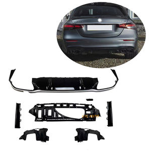 W213 diffuseur modifid pour Mercedes Benz W213 classe E E63S diffuseur arrière Sport Sedan <span class=keywords><strong>E200</strong></span> E300 2020 <span class=keywords><strong>2021</strong></span> - Product Image 1