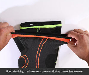 Genouillères élastiques tricotées en cuivre à compression les plus vendues pour la protection - Product Image 6