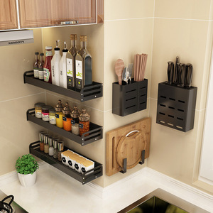 Wall Mounted Aluminum Dish And Condiment Rack With Tiered Draining Mechanism No Installation Required Easy Cleaning - Product Image 3