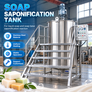 Chaudière de saponification pour la fabrication de base de savon, destinée à transformer les huiles végétales et les alcalis en savon pour une suite de transformation - Product Image 3