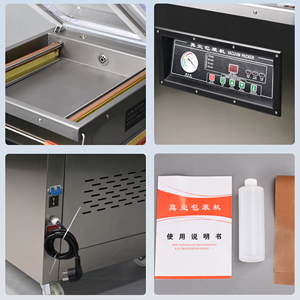 Machine d'emballage <span class=keywords><strong>sous</strong></span> vide grand format DZ-500 avec barre de scellage de 500 mm et bac en acier inoxydable 201 - Product Image 4