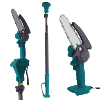 Kit de scie à élaguer à batterie lithium 21V, scie à chaîne télescopique à long manche, sécateur de jardin, cisailles préférées par les bricoleurs