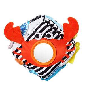 ของเล่นมอนเตสซอรี่เสริมความรู้ความเข้าใจใหม่เสื้อผ้านุ่มๆฝึกประสาทสัมผัสลูกบอลมีเสียงสำหรับเด็กทารก - Product Image 1