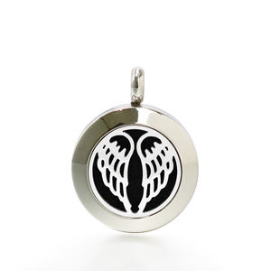 20mm <span class=keywords><strong>arbre</strong></span> <span class=keywords><strong>de</strong></span> <span class=keywords><strong>vie</strong></span> en acier inoxydable 316L 10 pièces tampons gratuits diffuseur d'huile essentielle médaillon <span class=keywords><strong>de</strong></span> parfum pendentif <span class=keywords><strong>collier</strong></span> - Product Image 5