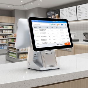 11.6/15/15.6 Inch Dual Screen Touch POS Machine with Thermal <b>Printer</b> for Retail Restaurant Supermarket - Product Image 1