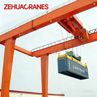 Système intelligent de manutention de conteneurs par grue portique sur rail pour les plateformes de fret ferroviaire et les terminaux logistiques