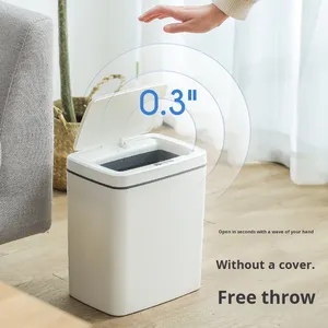 Bote de Basura Inteligente con Sensor de Inducción de Respuesta Rápida de 0.3s, Capacidad de 14L/16L, Batería Recargable/Integrada para el Hogar - Product Image 2
