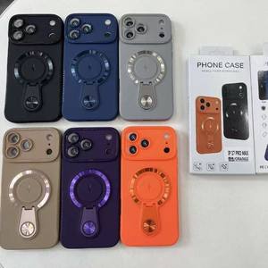 Nouvelle coque de téléphone magnétique anti-chute à motif CD, antidérapante, avec petit support arrière, tendance et très vendue, pour <span class=keywords><strong>iPhone</strong></span> 17 16 Pro Max - Product Image 1