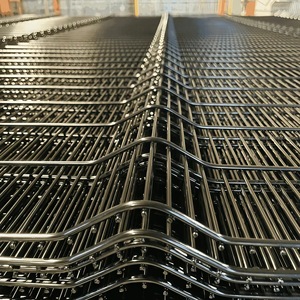 Clôture en <span class=keywords><strong>grillage</strong></span> métallique <span class=keywords><strong>rigide</strong></span> 358 haute sécurité, revêtue de PVC, personnalisée pour les prisons, soudée, anti-escalade - Product Image 2