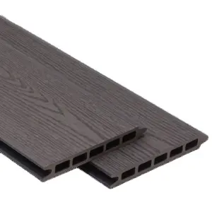 3D embossing 140*25mm wood plastic composite decking board