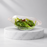 Gobelet à sauce artistique jetable, gobelet à gelée, gobelet à crème glacée en plastique PS transparent, gobelet à condiments, assiette à collation, plateau à apéritif, assiette à dîner