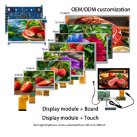 Pantalla LCD Android para señalización, reproductor con panel táctil PoE, alta luminancia, pantalla LCD de 10.1 pulgadas, módulo de pantalla LCD LVDS MIPI, pantalla H-DMI