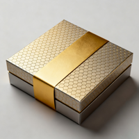 Boîtes cadeaux rigides personnalisées de luxe à ouverture coulissante avec couvercle supérieur et inférieur Matériaux recyclés mats Embossage papier aseptique