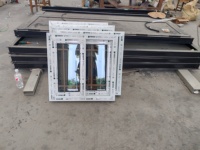 Ventana Corredera Horizontal de PVC Estilo Americano con Mosquitera, Vidrio Laminado Resistente a Huracanes, Acristalamiento Reflectante para Uso en Hoteles
