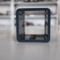 Tubo de Acero Cuadrado Sin Costura Estirado en Frío ASTM 4142 4.0x4.0 x 0.188" para Estructuras de Acero, Vigas y Columnas de Construcción, Tamaño Personalizado