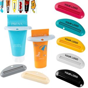 Distributeur de dentifrice en silicone pratique avec logo personnalisé, idéal pour le maquillage et les produits de beauté, article promotionnel - Product Image 1