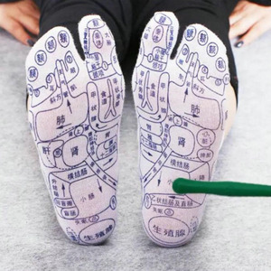 Yimin <b>Foot</b> Acupoint Therapy Socks Size 37 Health <b>Massage</b> Device - Product Image 2