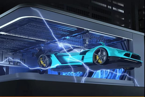 ป้ายโฆษณา P10 สำหรับภายนอกอาคาร ความสว่างสูง น้ำหนักเบา มุมมองกว้าง ตู้เหล็กหล่อขึ้นรูป จอแสดงผลขนาดใหญ่ - Product Image 3