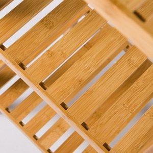 Giá rẻ 5-Tier miễn phí đứng tre Kệ tổ chức Lưu trữ đa chức năng giá - Product Image 5