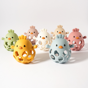 Mordedor de Silicona Personalizado de Fábrica Muslinlife, Libre de BPA, Diseño Hueco Suave, para Bebés de 0 a 24 Meses y de 2 a 4 Años, Forma Redonda - Product Image 4