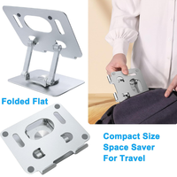Aleación de aluminio 360 grados giratorio plegable Notebook Laptop Stand Metal Cooling Bracket