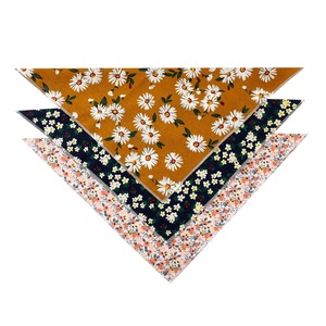 New Cotton Square Dog Triangle Scarf Pet Drool <b>Towel</b> - Product Image 1