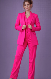 Conjunto de Blazer, Chaleco y Pantalón para Mujer al por Mayor, Traje Moderno de Tres Piezas, Ropa de Trabajo Informal y Atuendo para Ocasiones Formales - Product Image 5