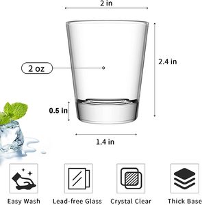 <strong>Wholesale</strong> 5/8/10/12/15/18/30/45/50/60ml 1oz 2oz Custom Logo Sublimation Shot <strong>Glasses</strong> Custom <strong>Glass</strong> <strong>Cup</strong> CLASSIC Wine <strong>Glass</strong> - Product Image 3